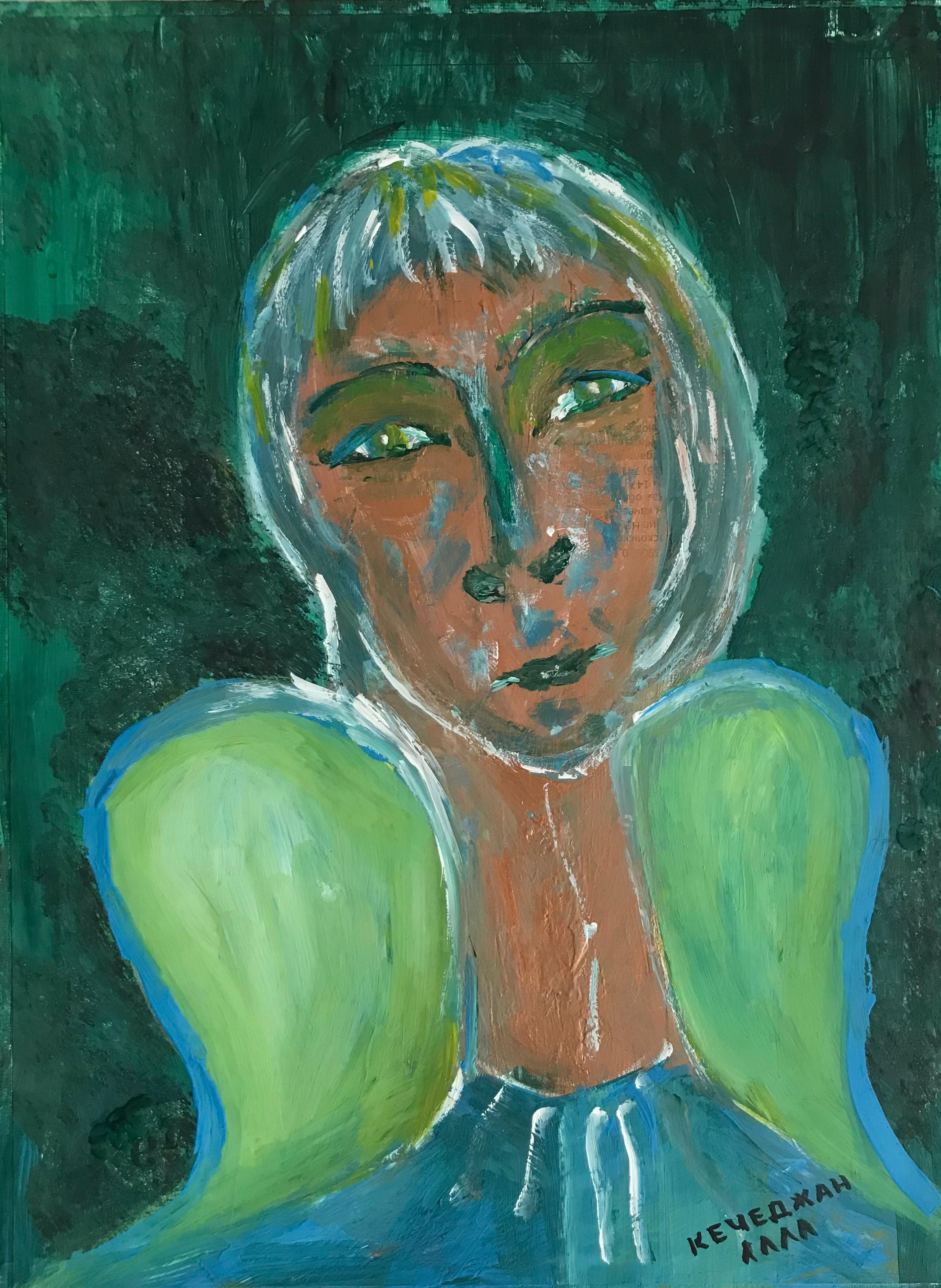 Russian Contemporary Art by Alla Kechedzhan - An Angel
