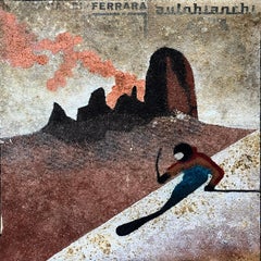 Italian Contemporary Art by Riccardo Mayr - The Skier