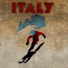 Italian Contemporary Art by Riccardo Mayr - The Skier II