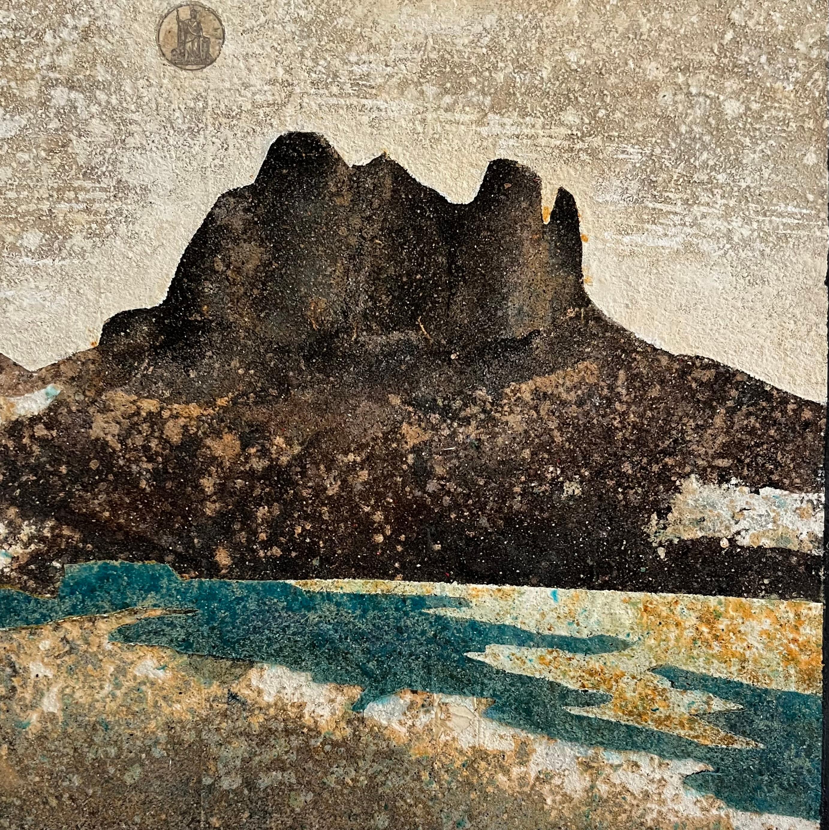 Technique mixte sur papier,

Riccardo Mayr est un peintre autodidacte italien né en 1970 qui vit et travaille à Genève, en Suisse. Dès le début, dans les années 90, il s'est intéressé à des matériaux inhabituels tels que les oxydes de fer, la