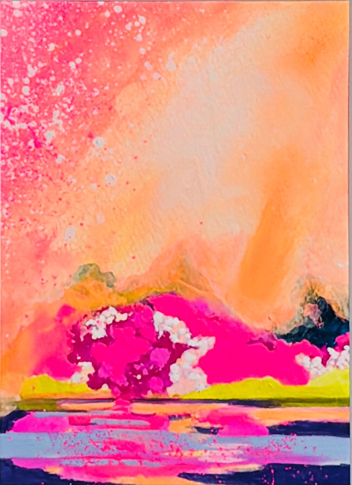 Japanese Contemporary Art by Minako Asakura - Sunset Landscape