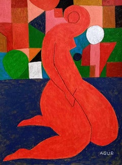Algerian Contemporary Art by Agur - Corps en Meditation