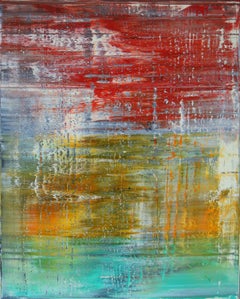 Arte contemporanea americana di Harry James Moody - Astratto con rosso n°161