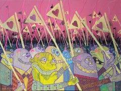 Fabric Figurative Drawings and Watercolors
