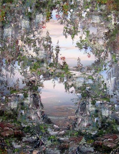 Grabado británico contemporáneo de Jane Ward - El gran camino hacia el paso