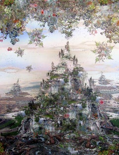 Grabado Británico Contemporáneo de Jane Ward - El Camino Alto a la Cima