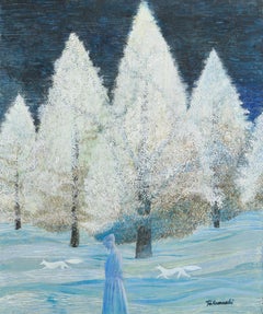 Art contemporain japonais de Miyuki Takanashi - Renard de neige