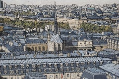 French Contemporary Art by Olivier Lavorel - 1902, La Sainte Chapelle