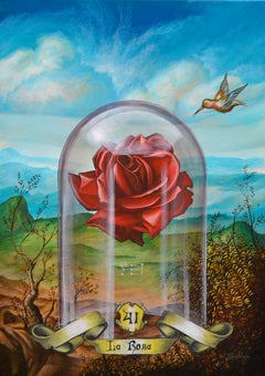 Cubanische zeitgenössische Kunst von Carlos Sablon Perez – La Rose