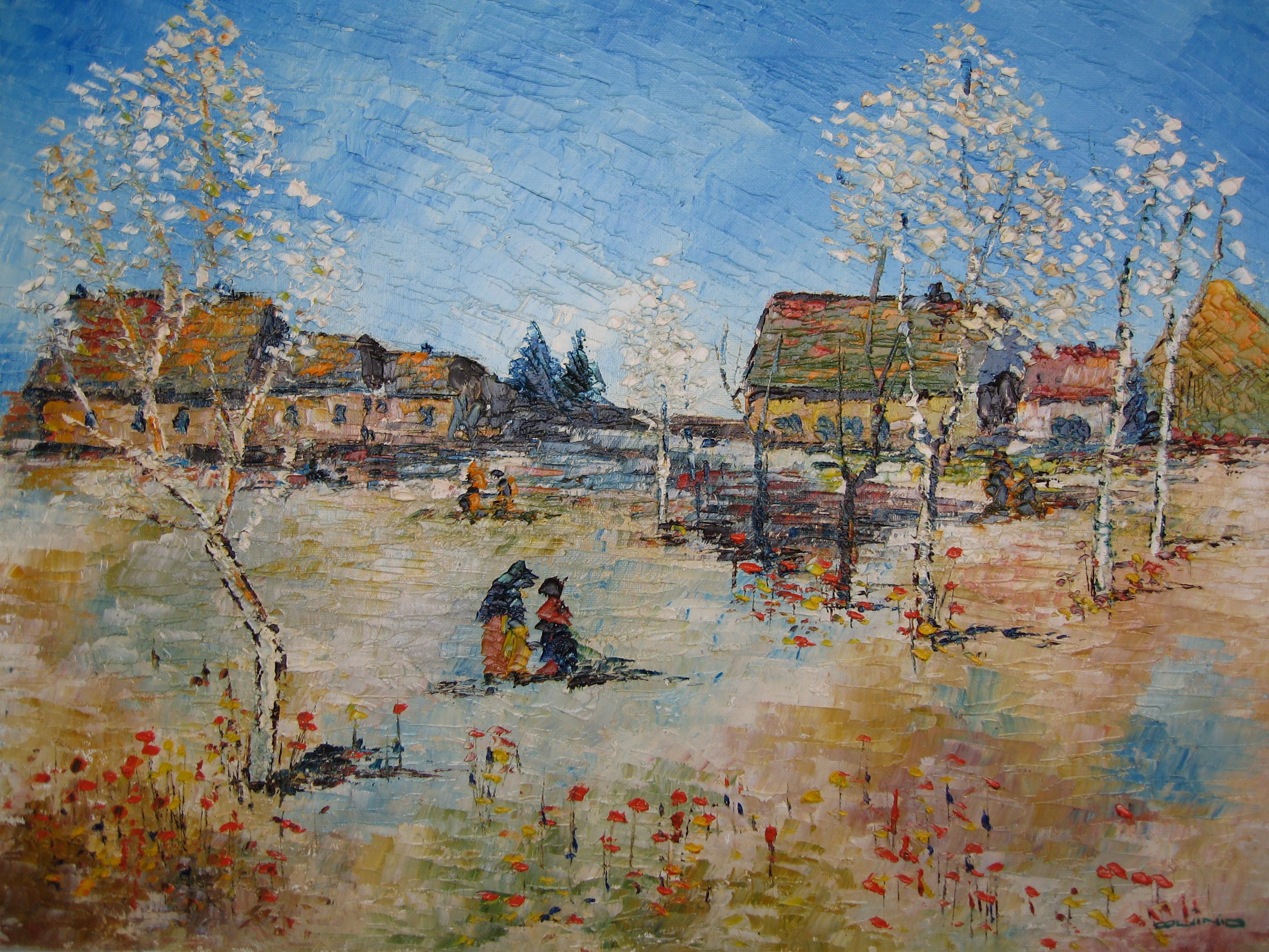 Georges R. Quinio (1927 - 1999)

After studying at Ecole Nationale des Beaux-Arts in Paris, Georges R. Quinio lived in his native Island of Corsica & devoted his time to the painting. He gave free rein to his imagination, portraying and interpreting