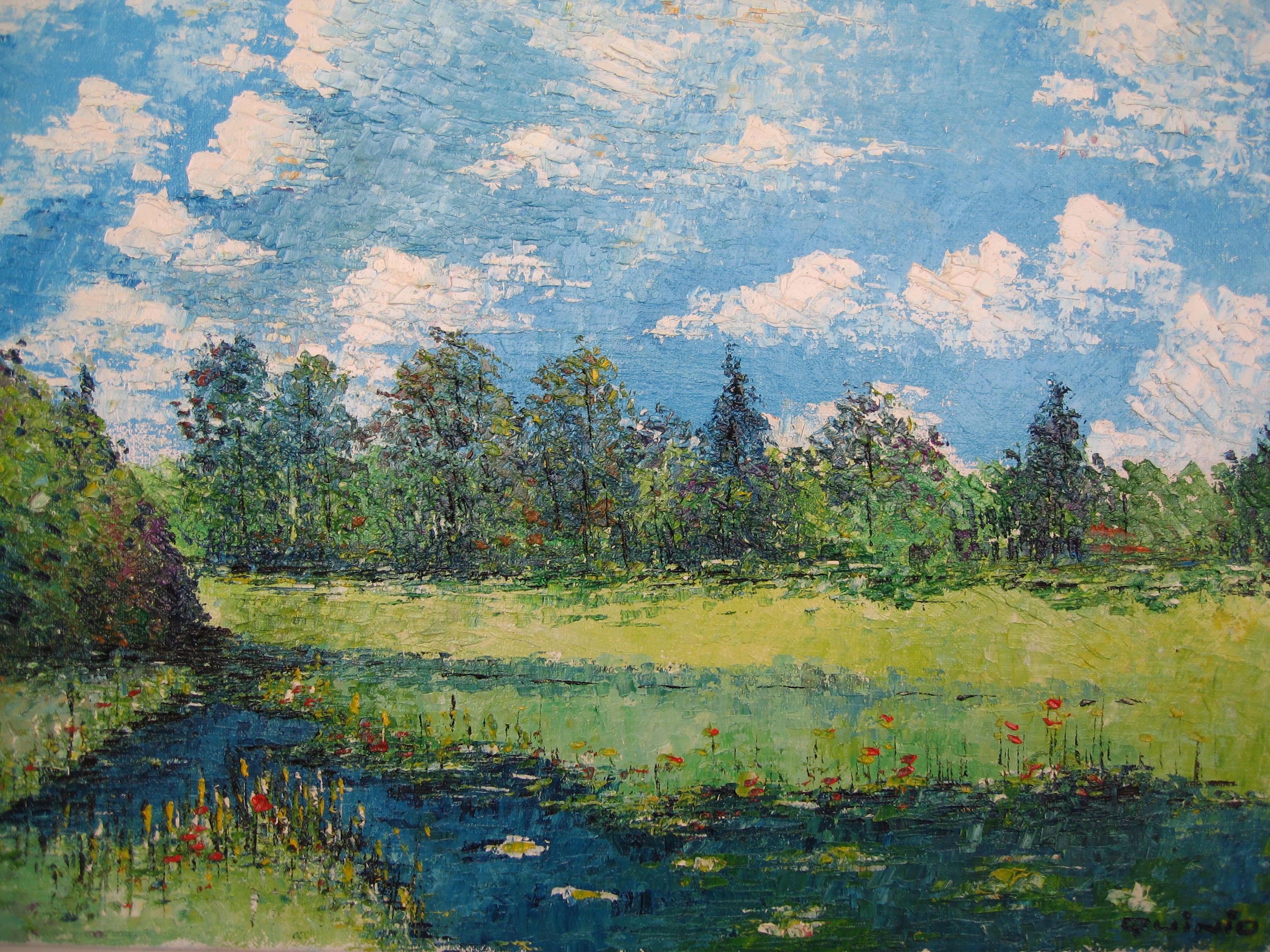 Georges R. Quinio (1927 - 1999)

Dopo aver studiato all'Ecole Nationale des Beaux-Arts di Parigi, Georges R. Quinio ha vissuto nella sua isola natale, la Corsica, dedicandosi alla pittura. An He ha dato libero sfogo alla sua immaginazione, ritraendo