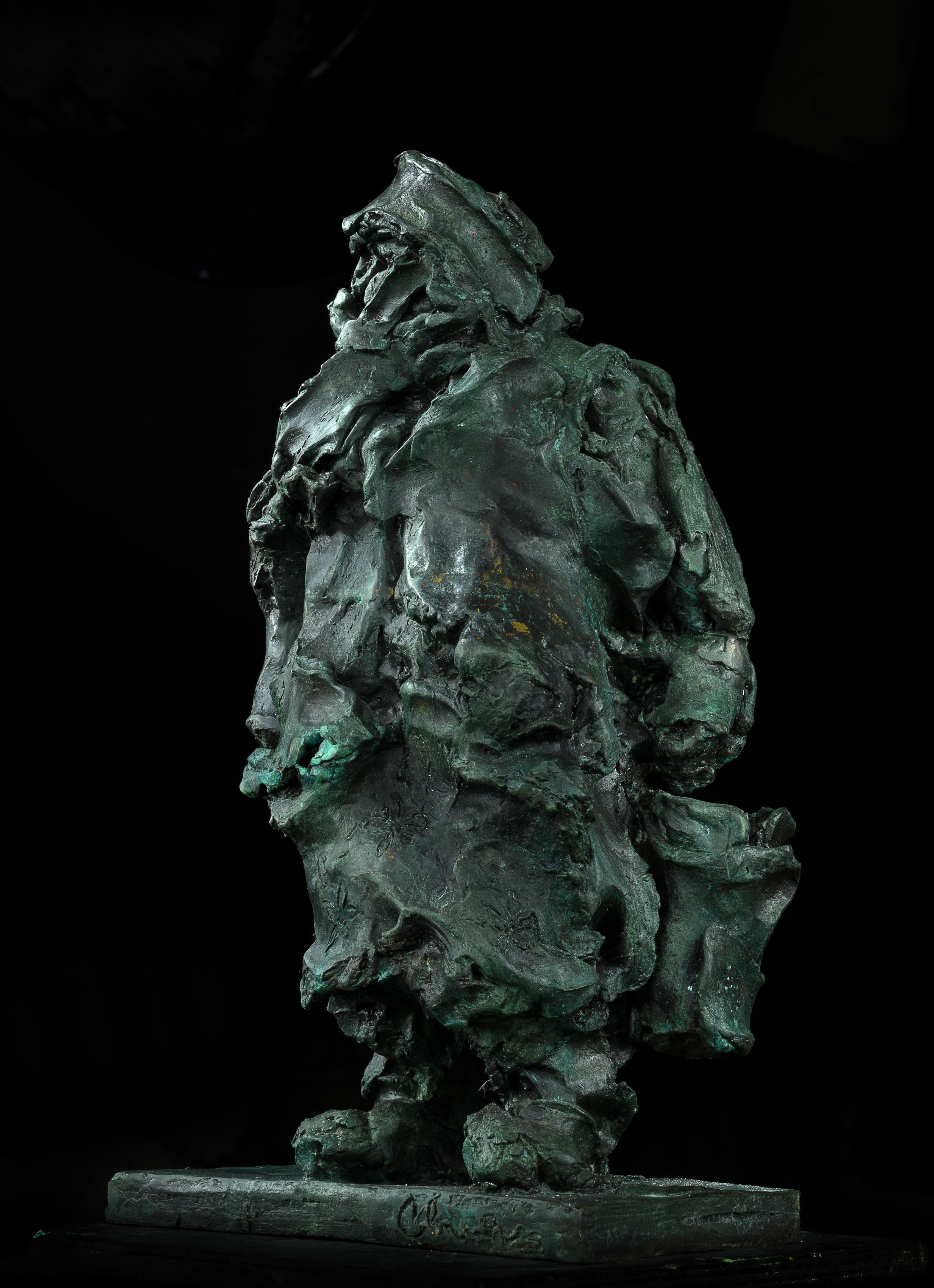 Sculpture contemporaine russe d'Alexander Sviyazov - Granny Shura en vente 1