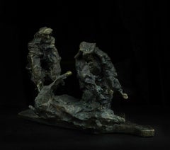 Escultura contemporánea rusa de Alexander Sviyazov - Cerdito de Octubre