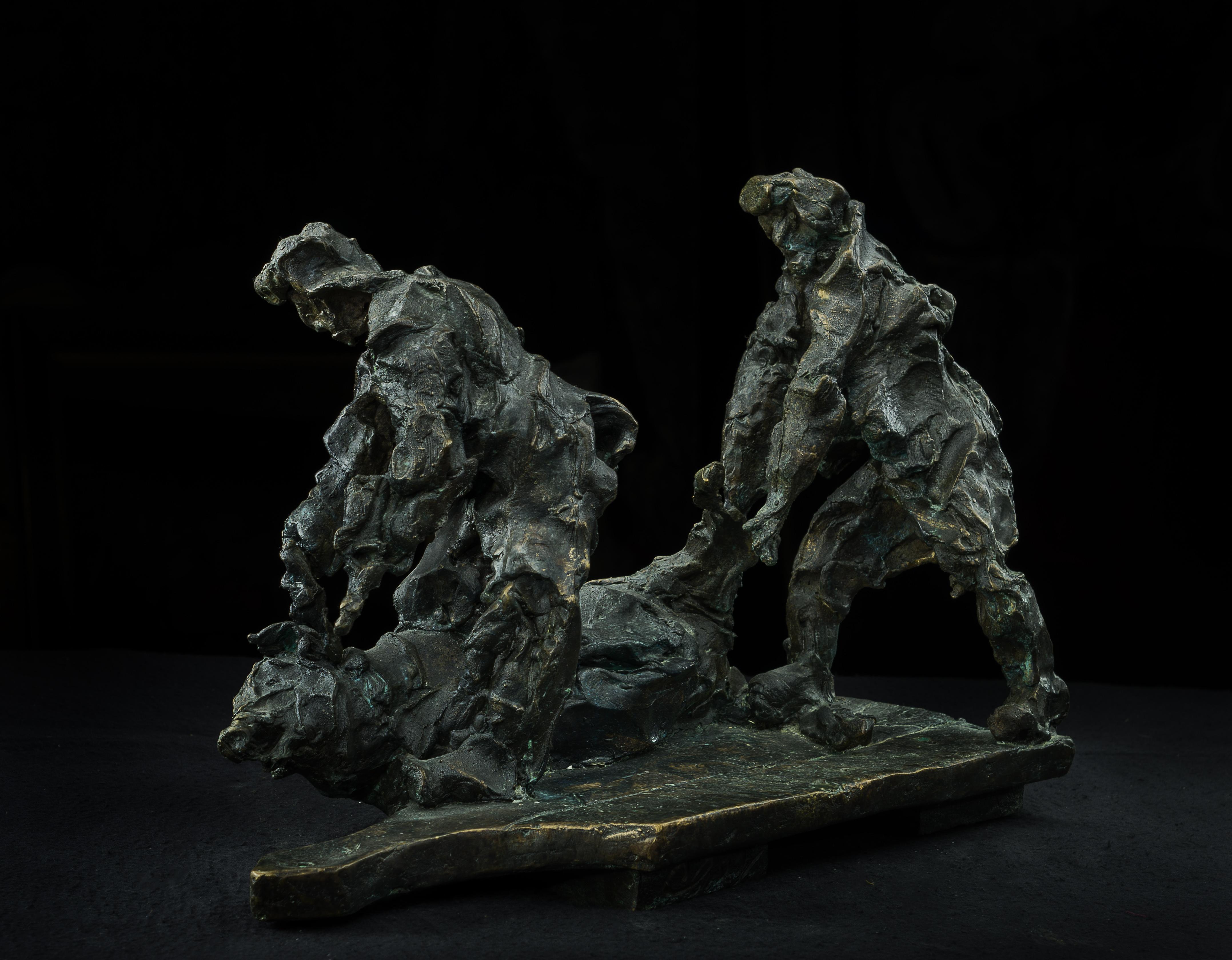 Escultura contemporánea rusa de Alexander Sviyazov - Cerdito de Octubre en venta 1