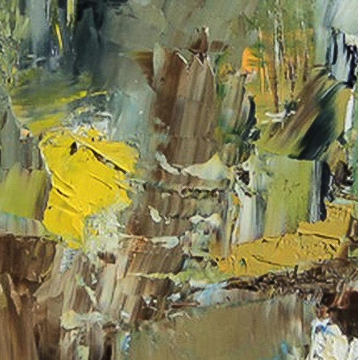 Arte contemporanea astratta francese di Josette Dubost - Sur les Marches in vendita 1