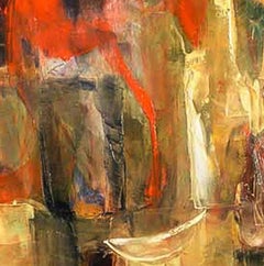 French Abstract Contemporary Art by Josette Dubost - Présence d'Objets