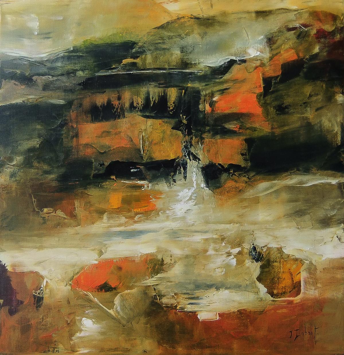 2017
olio su tela 
60 x 60 cm

Josette Dubost è un'artista francese nata nel 1936 che vive e lavora a Solliès-Pont, in Francia.