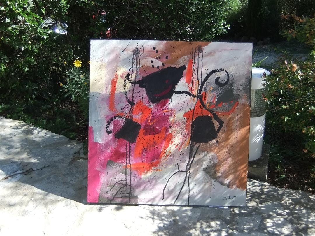 French Abstract Contemporary Art by Josette Dubost - Jour d'Ivresse For Sale 4
