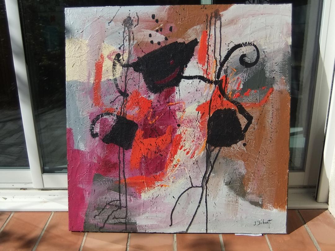French Abstract Contemporary Art by Josette Dubost - Jour d'Ivresse For Sale 5