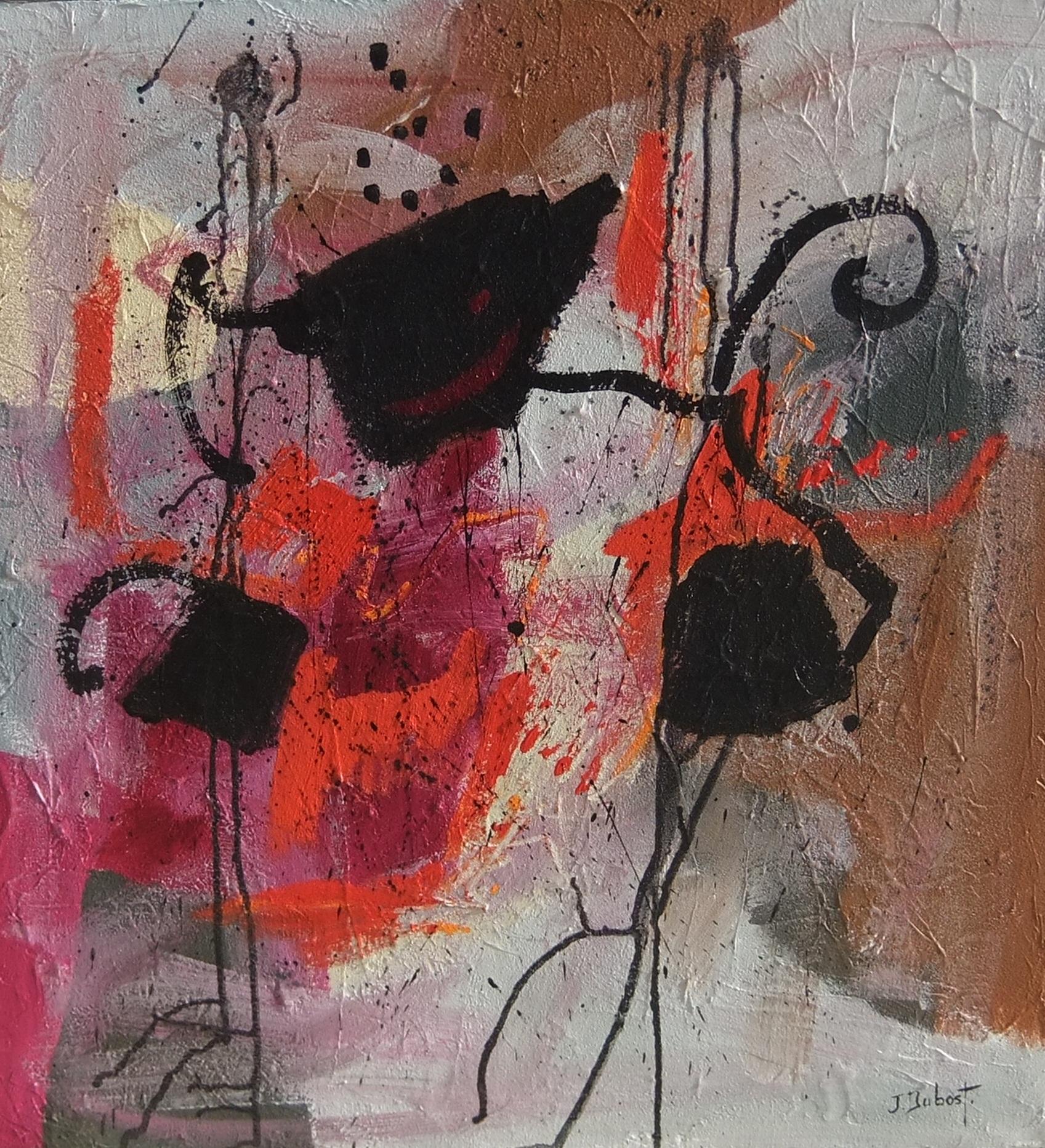 French Abstract Contemporary Art by Josette Dubost - Jour d'Ivresse For Sale 3