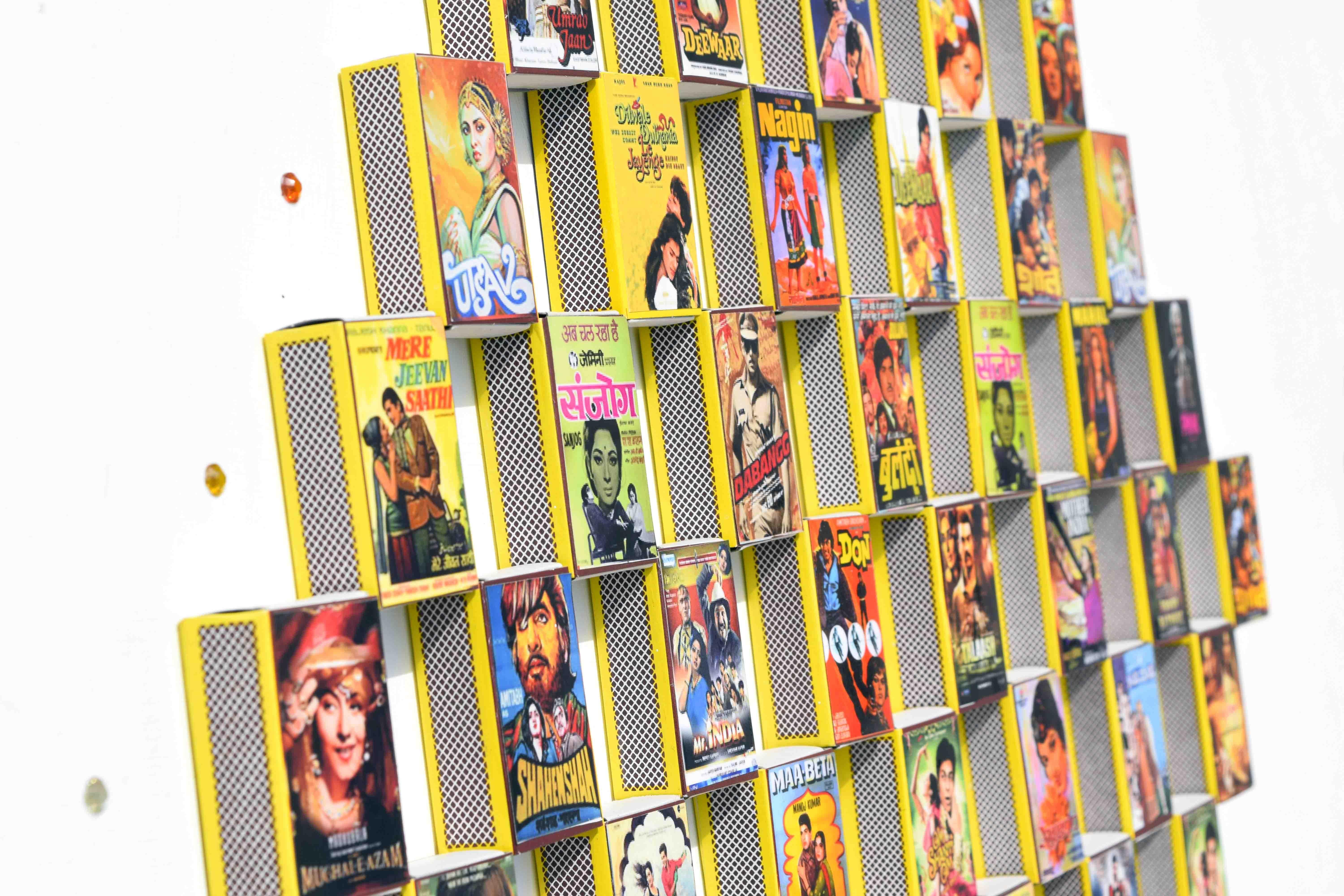 Indian Contemporary Art by Sumit Mehndiratta - Bollywood on a Matchbox 4 For Sale 4