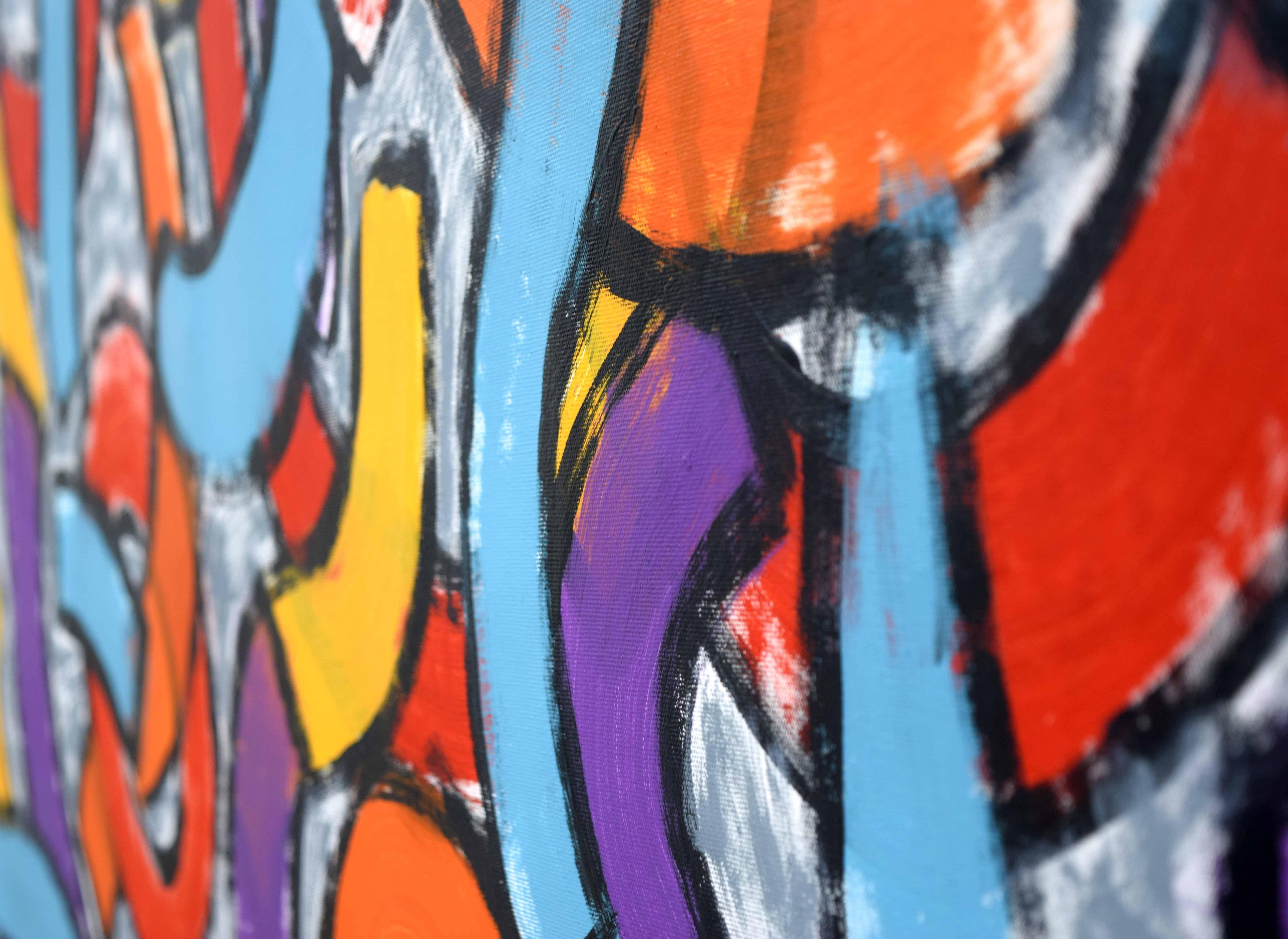 Arte contemporanea indiana di Sumit Mehndiratta - Composizione n. 130 in vendita 2