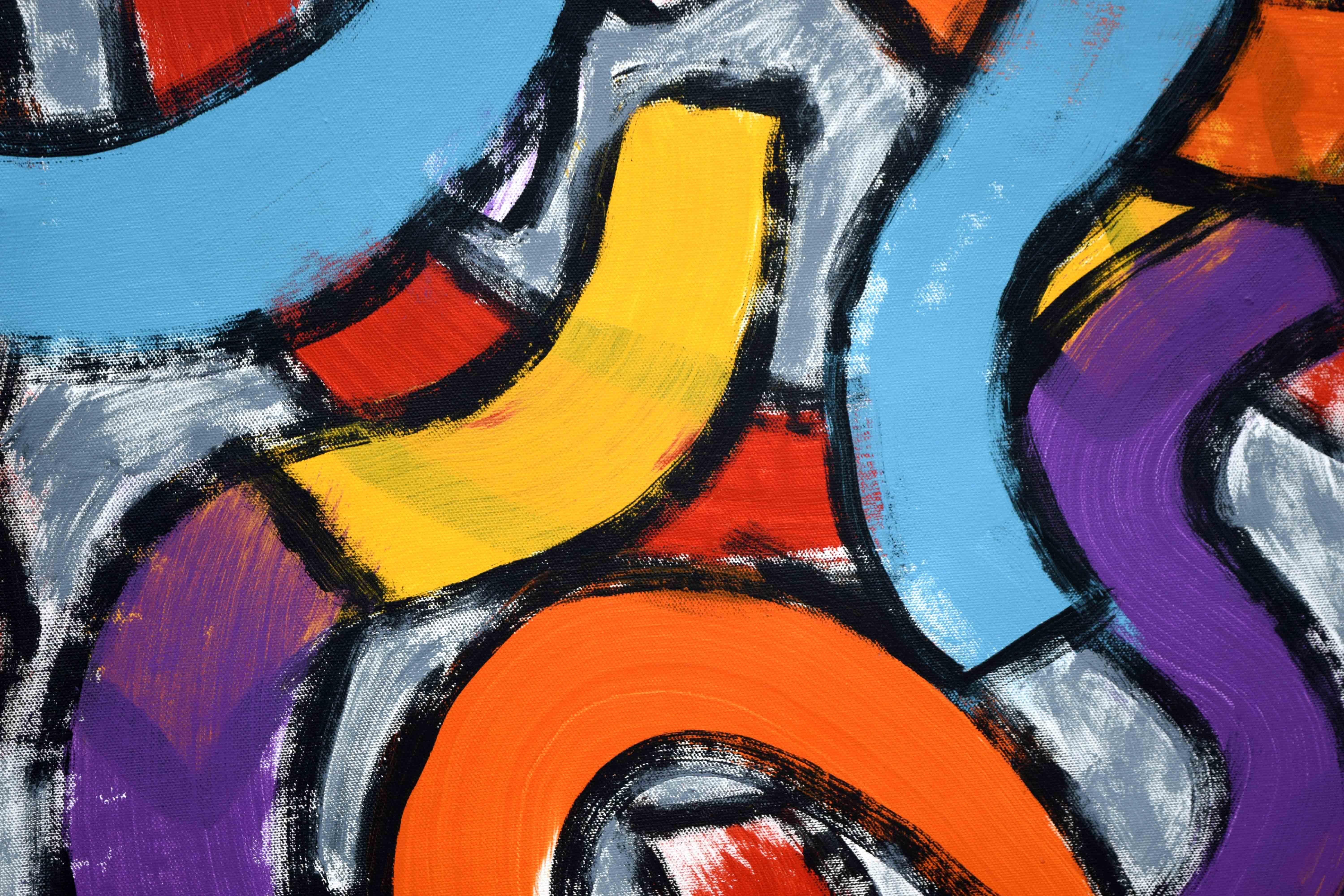 Arte contemporanea indiana di Sumit Mehndiratta - Composizione n. 130 in vendita 3