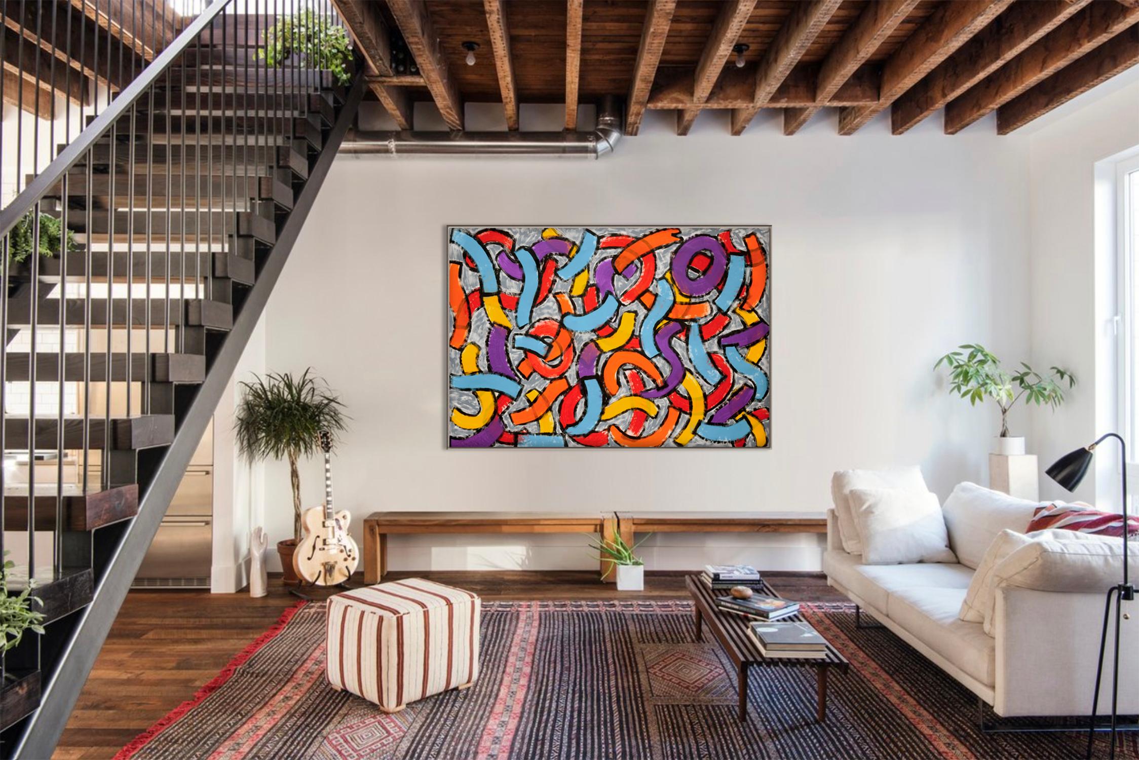Arte contemporanea indiana di Sumit Mehndiratta - Composizione n. 130 in vendita 4