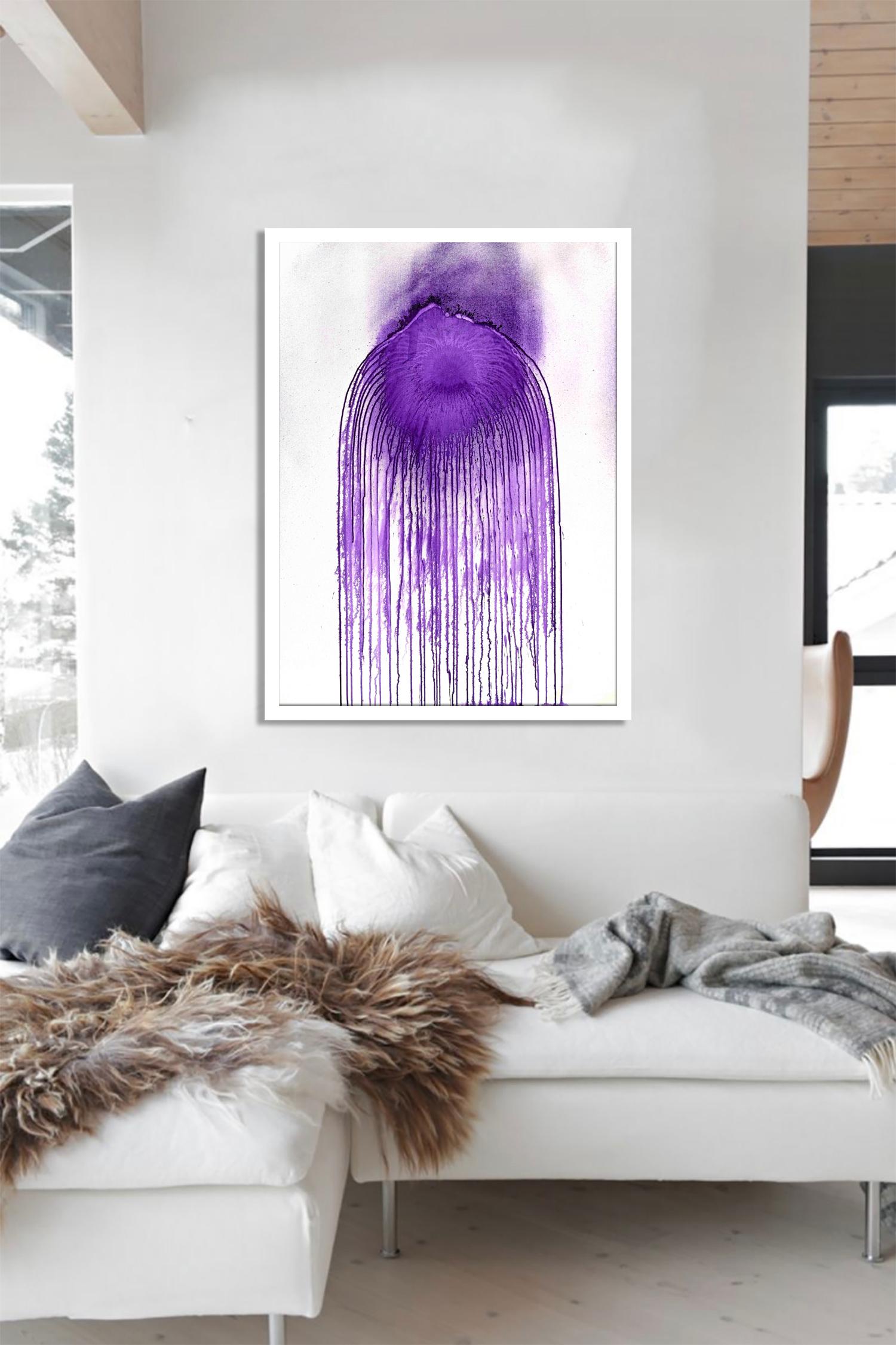 Arte contemporanea indiana di Sumit Mehndiratta - Dripology No.4 in vendita 2