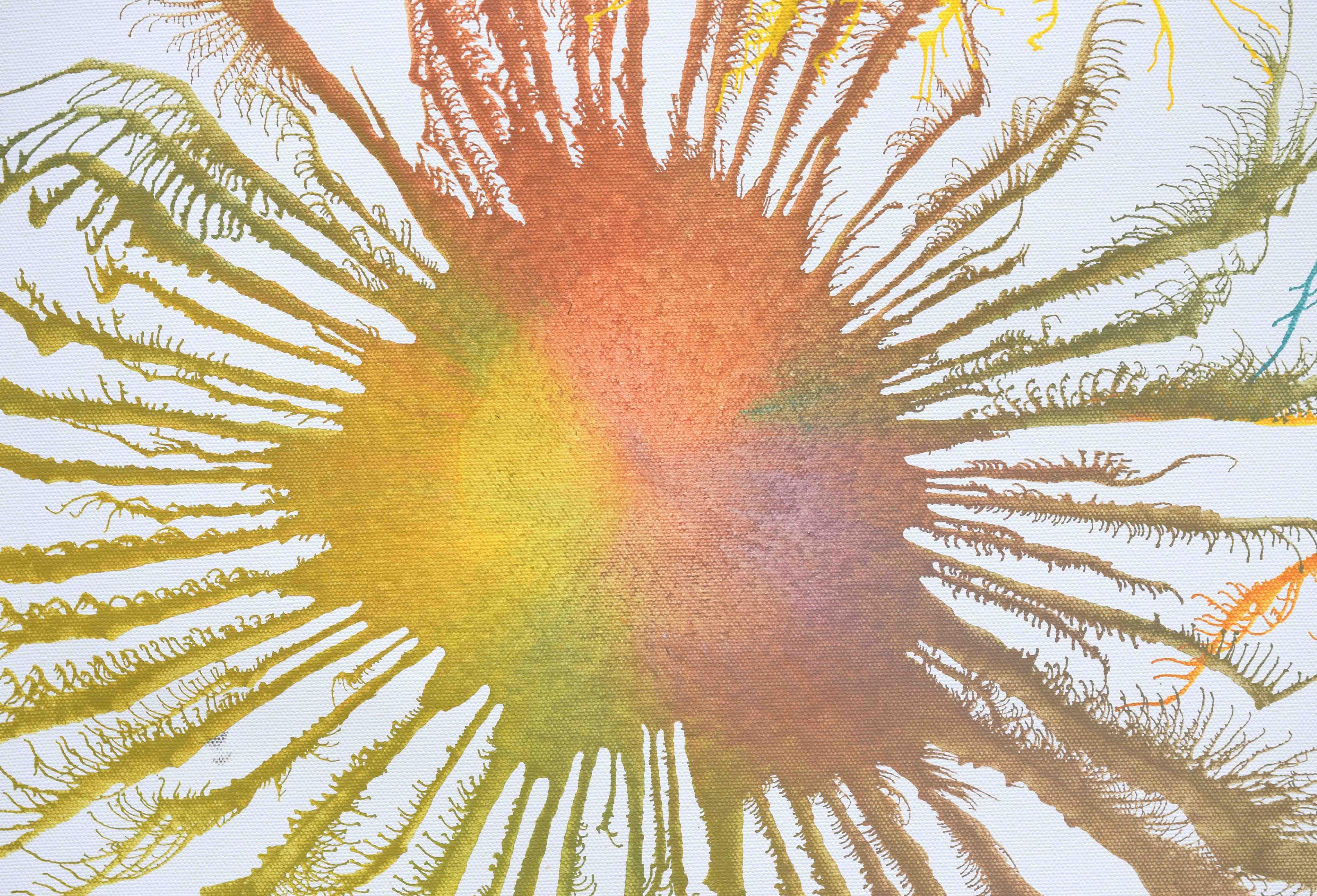 Arte contemporanea indiana di Sumit Mehndiratta - Serie Exploflora n. 72 in vendita 6