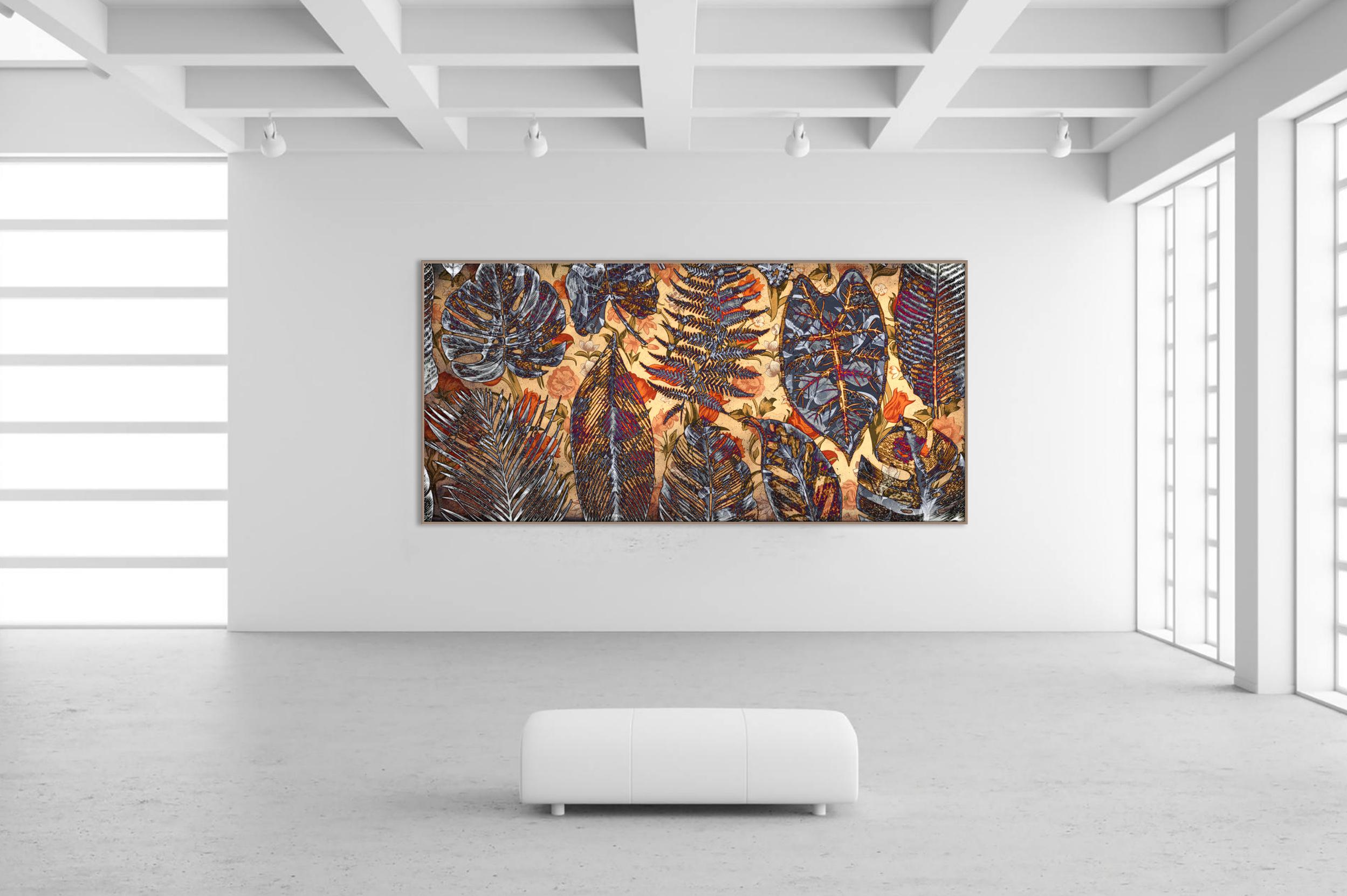Indian Contemporary Art by Sumit Mehndiratta - Leafora For Sale 1