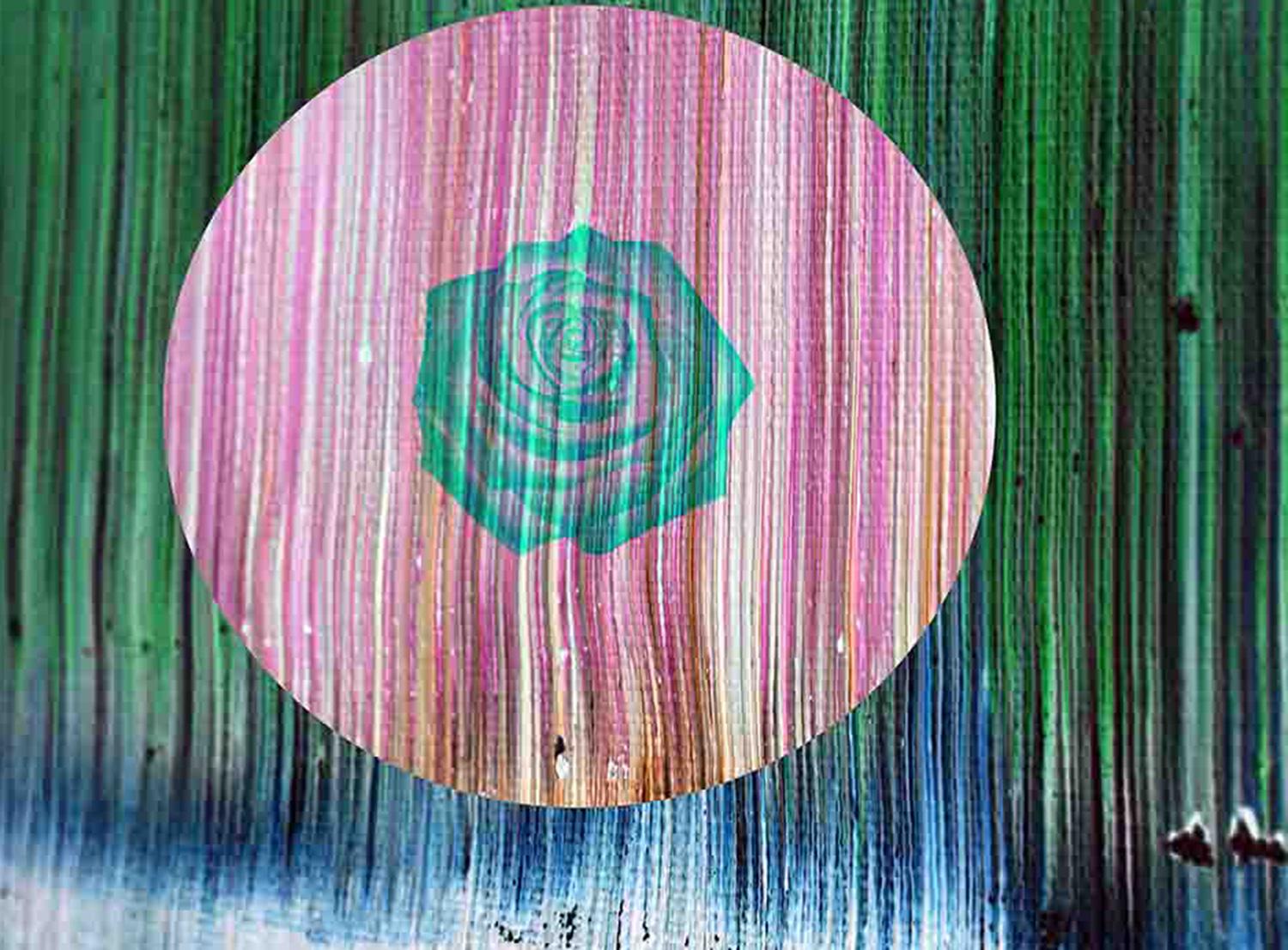 Arte contemporanea indiana di Sumit Mehndiratta - Orso Rose in vendita 1