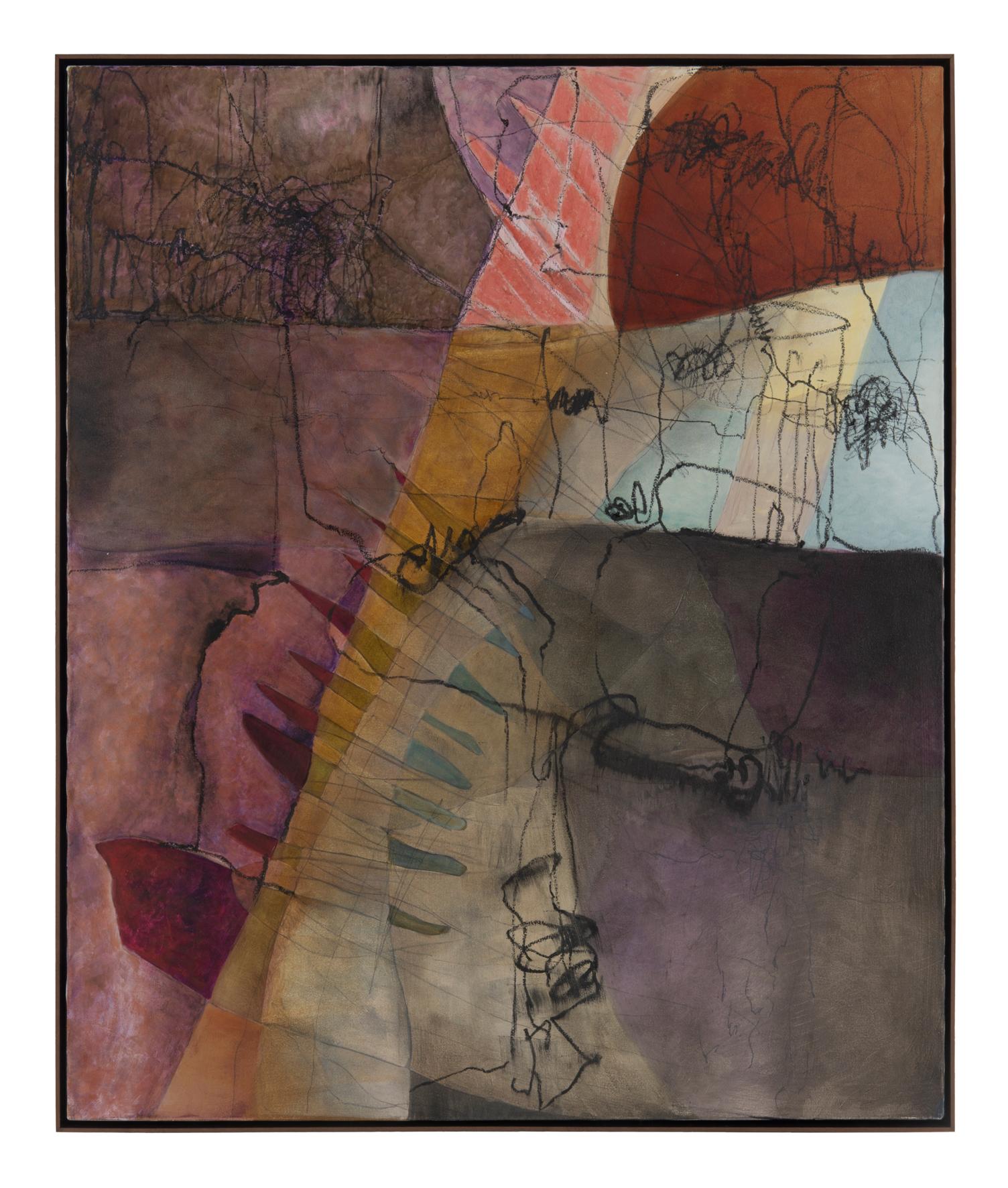 Vertébral - 110 x 130 cm - óleo sobre lienzo - 2018

