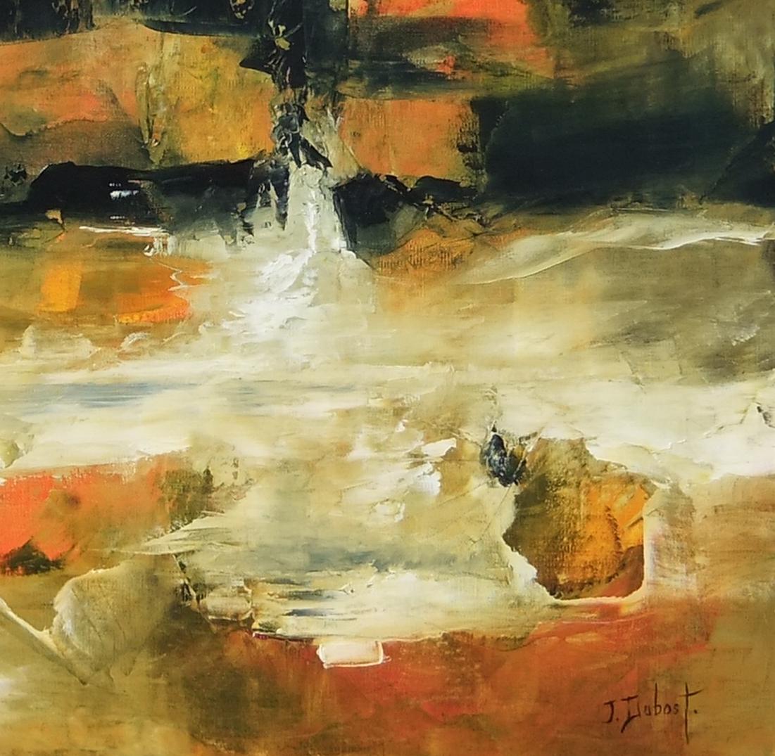 Arte contemporanea francese di Josette Dubost - Dans les Montagnes in vendita 1