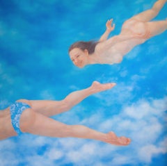 Japanese Contemporary Art by Hiromi Sengoku - Flying In The Water