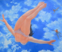 Japanese Contemporary Art by Hiromi Sengoku - Where The Sky Meets The Ocean