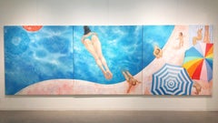 Japanische zeitgenössische japanische Kunst – „The Lines Re-United, And The People Who Across Them“
