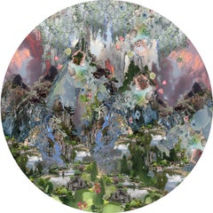 Grabado contemporáneo británico de Jane Ward - Portal nº 2