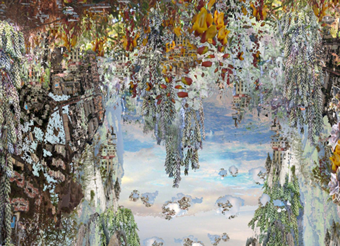 Grabado contemporáneo británico de Jane Ward - Portal nº 3 en venta 1