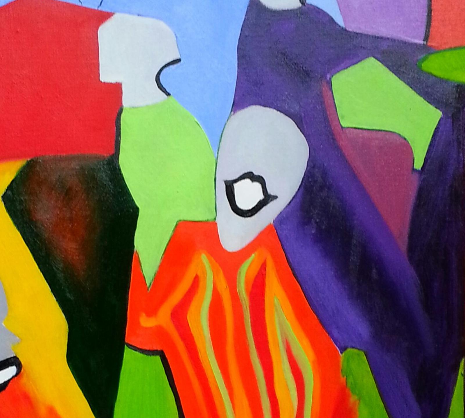 Arte contemporanea francese di Brigitte Mathé - D. A. in vendita 1