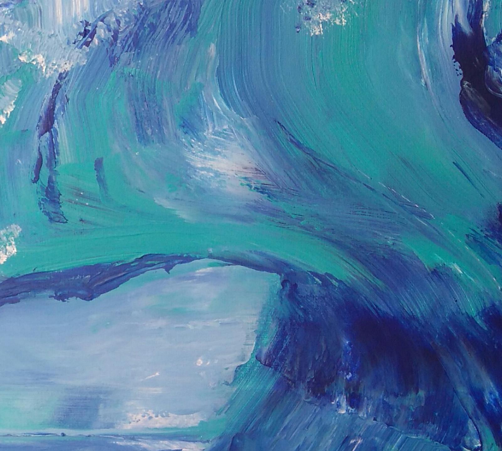 Arte contemporanea francese di Brigitte Mathé - L'Onda in vendita 1