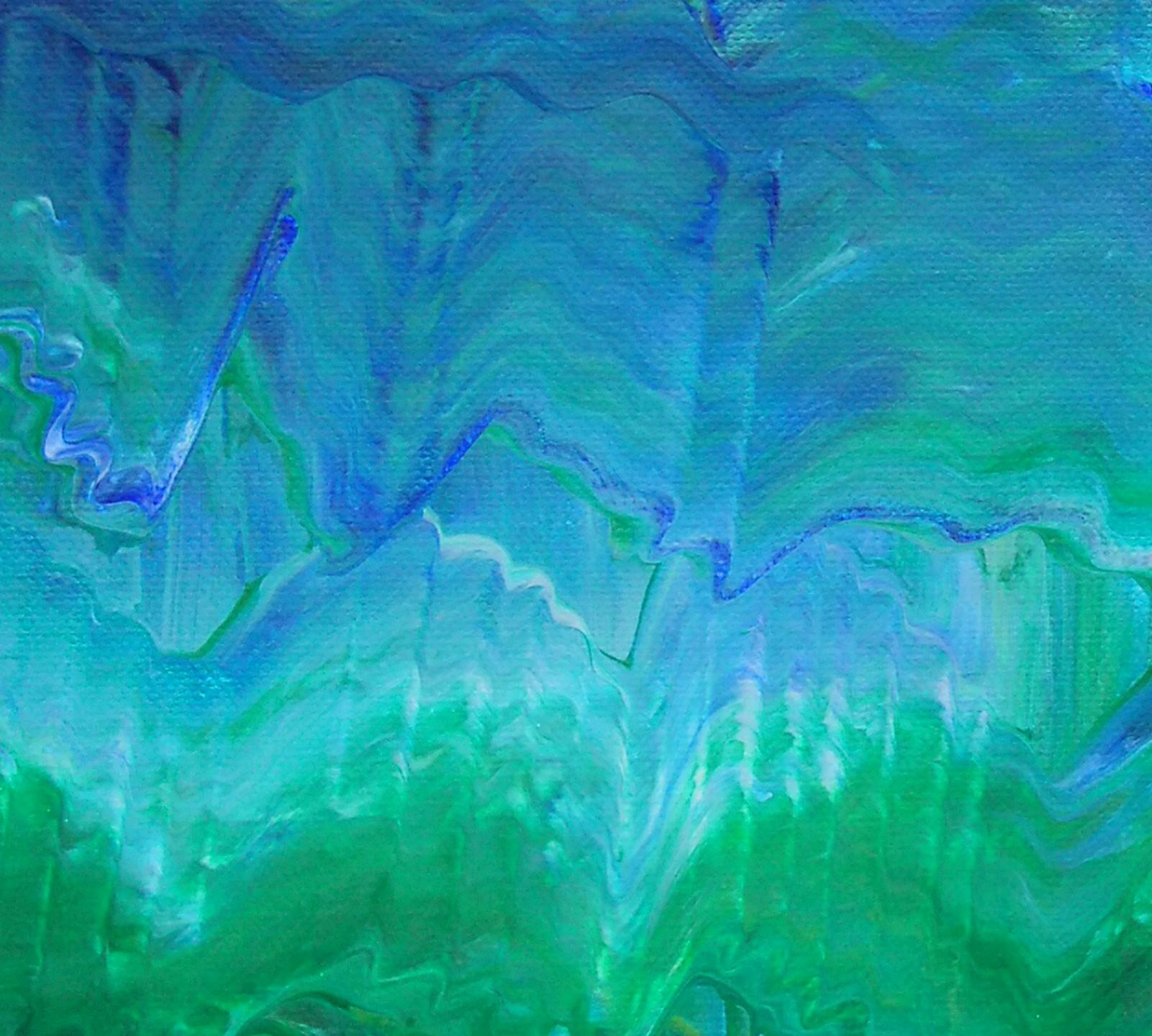 Arte contemporanea francese di Brigitte Mathé - Au Fil de l'Eau in vendita 1