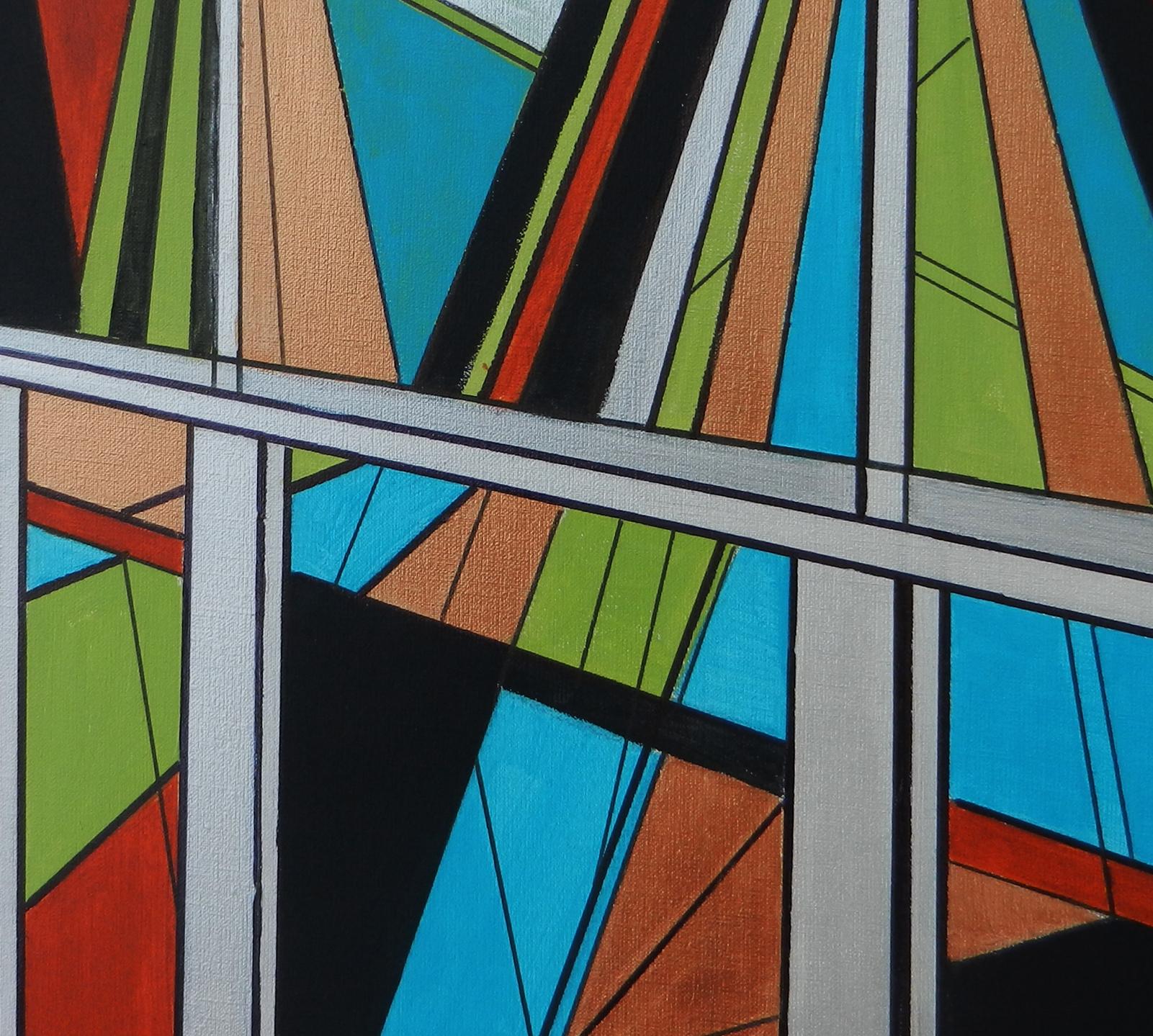 Arte contemporanea francese di Brigitte Mathé - Millau Fantaisie in vendita 1