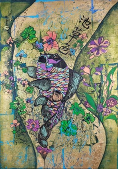 Bélgica Arte Contemporáneo de Corine Lescop - Folie Printanière