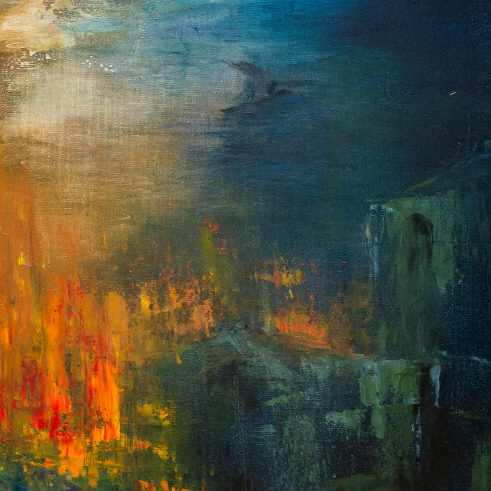 Arte contemporanea francese di Danielle Maillet-Vila - La Flêche De Notre Dame in vendita 1