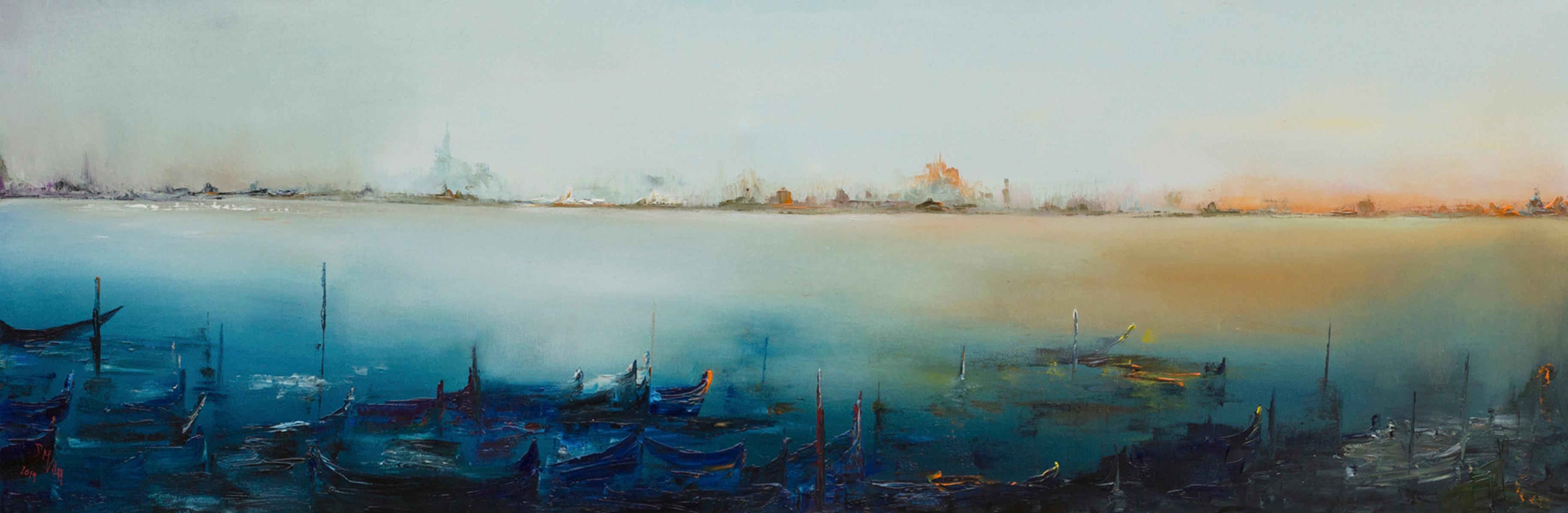 Danielle Maillet-Vila Abstract Painting - Lagune