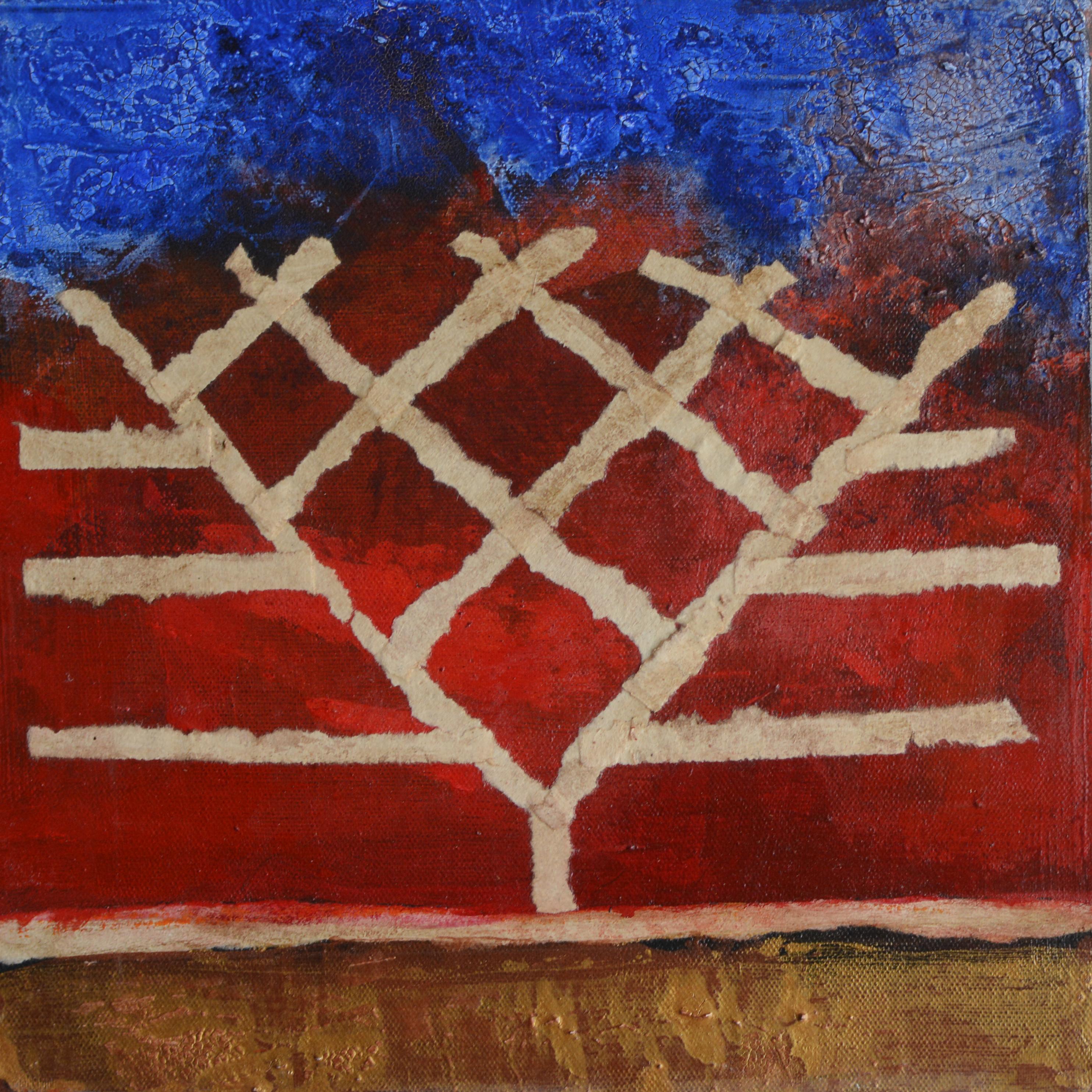 Abstract Painting de Jean-Luc Veret - Arte abstracto contemporáneo francés de J.-L. Veret - Ventilador