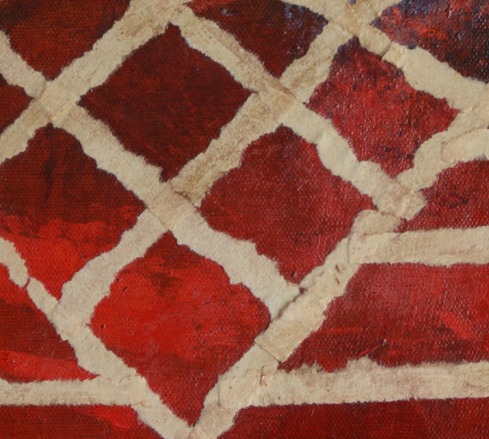 Arte abstracto contemporáneo francés de J.-L. Veret - Ventilador - Painting de Jean-Luc Veret