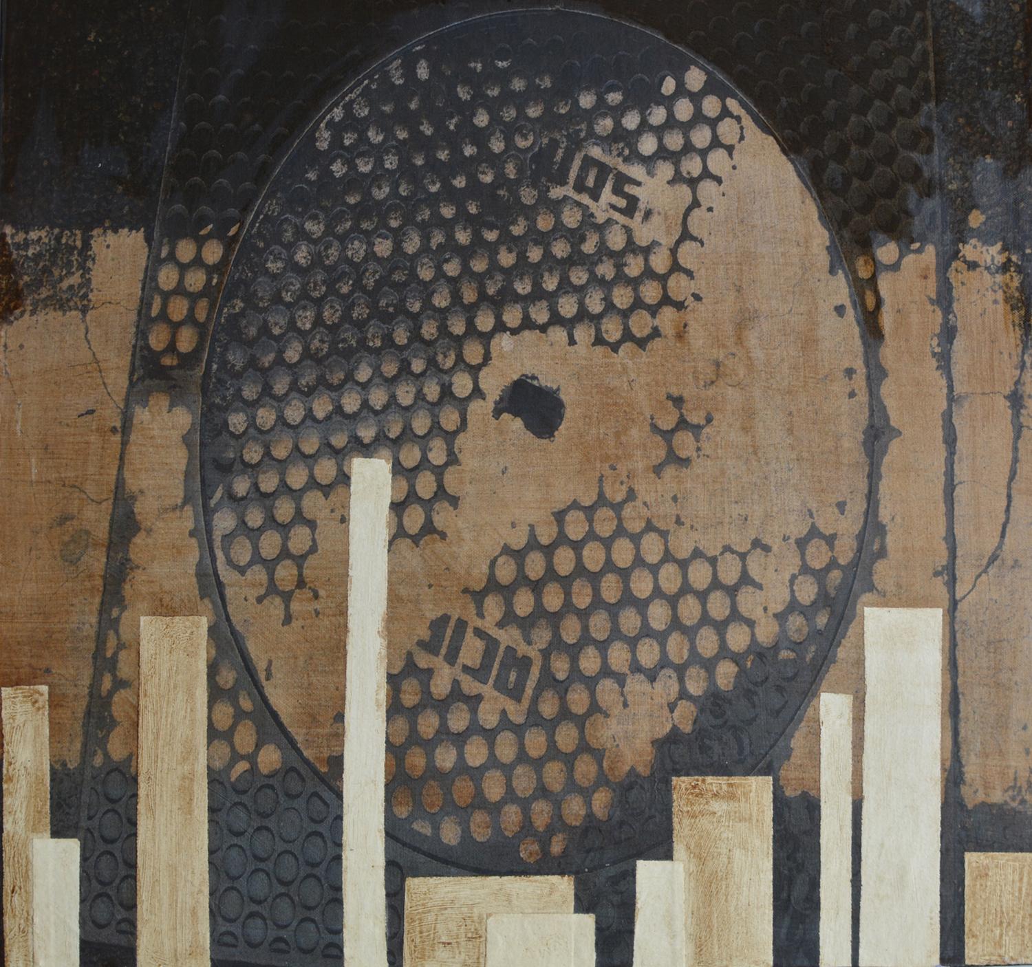 Arte astratta contemporanea francese di J.-L. Veret - Sole