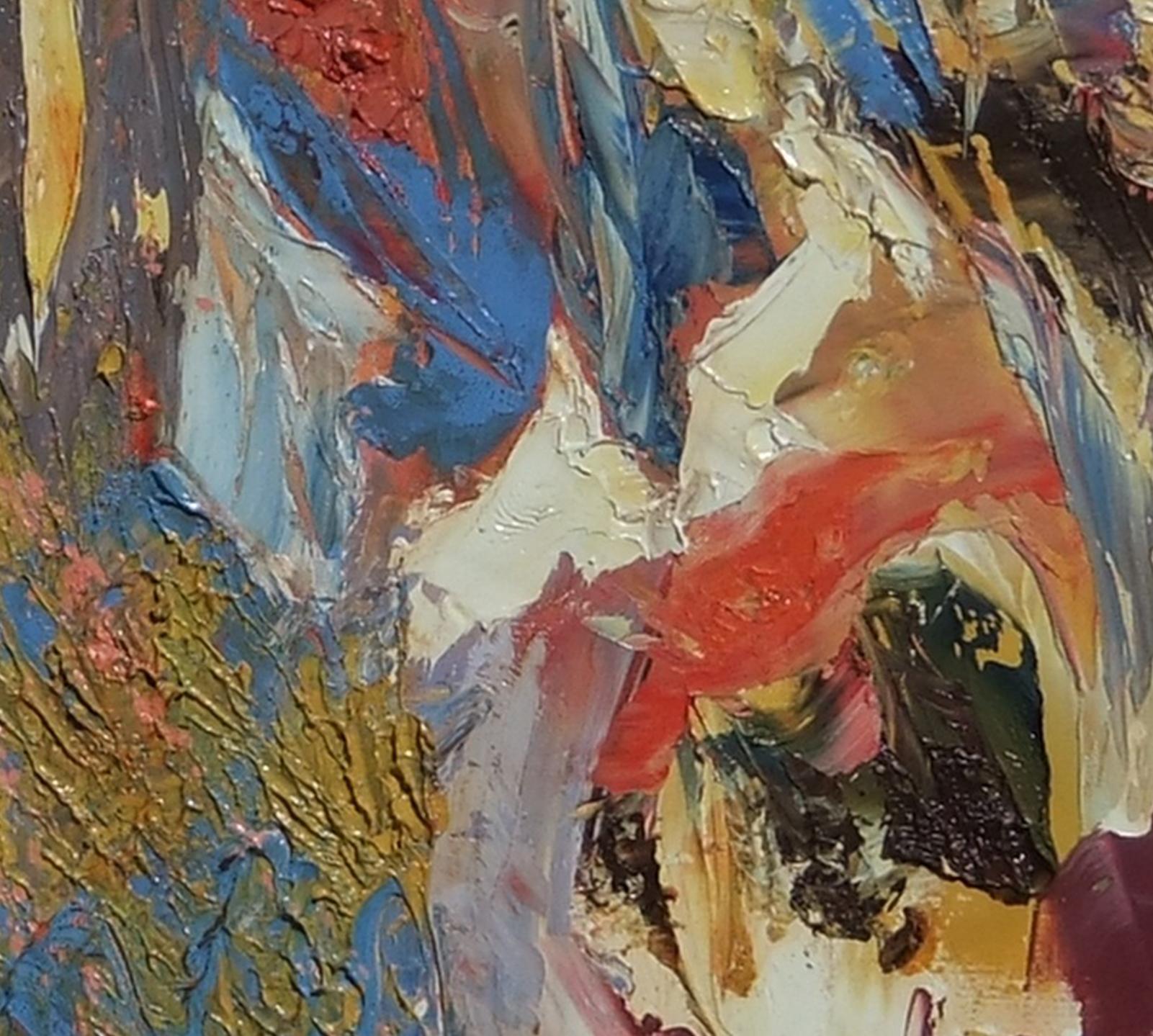 Arte contemporanea francese di Josette Dubost - Attente II in vendita 1